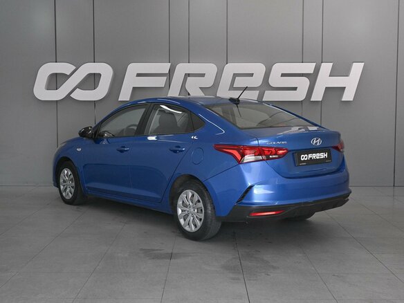 2020 Hyundai Solaris II Рестайлинг, синий, 1659000 рублей - вид 1