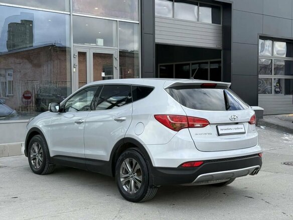 2013 Hyundai Santa Fe III, серебристый, 1560000 рублей - вид 6