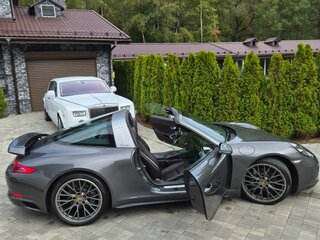 2017 Porsche 911 Targa 4 VII (991) Рестайлинг, зелёный, 13500000 рублей, вид 5