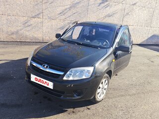 2014 Lada (ВАЗ) Granta I, чёрный, 360000 рублей, вид 2