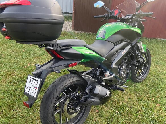 2022 Bajaj Dominar 400, зелёный, 340000 рублей - вид 15