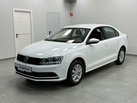 2016 Volkswagen Jetta VI Рестайлинг, белый, 1210000 рублей, вид 1