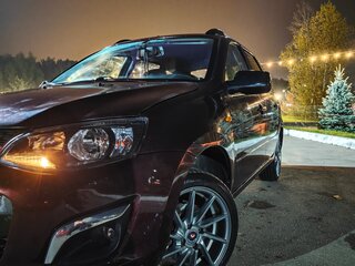 2014 Lada (ВАЗ) Kalina II, пурпурный, 450000 рублей, вид 1