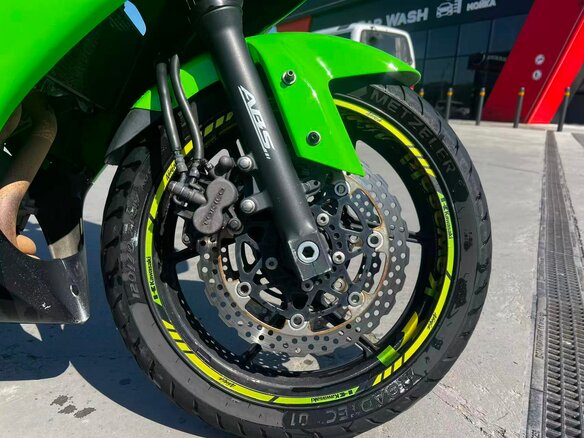 2008 Kawasaki ER-6F (Ninja 650R), зелёный, 375000 рублей - вид 3