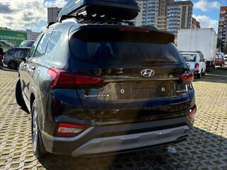 2019 Hyundai Santa Fe IV, чёрный, 2200000 рублей, вид 4