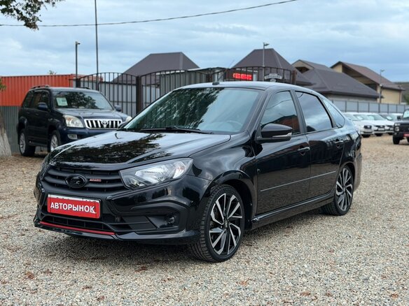 2023 Lada (ВАЗ) Granta Sport I Рестайлинг, чёрный, 1200000 рублей - вид 2