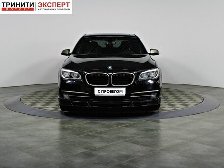 2014 BMW 7 серии Long 740Li xDrive V (F01/F02/F04) Рестайлинг, чёрный, 1958000 рублей, вид 2