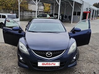 2010 Mazda 6 II (GH) Рестайлинг, синий, 750000 рублей, вид 1