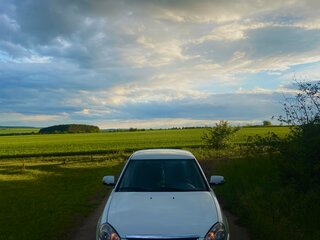 2009 Lada (ВАЗ) Priora I, белый, 260000 рублей, вид 1
