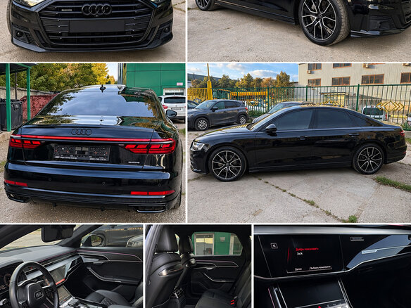 2021 Audi A8 55 TFSI IV (D5) Рестайлинг, серый - вид 5