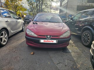 2003 Peugeot 206, красный, 120000 рублей, вид 2
