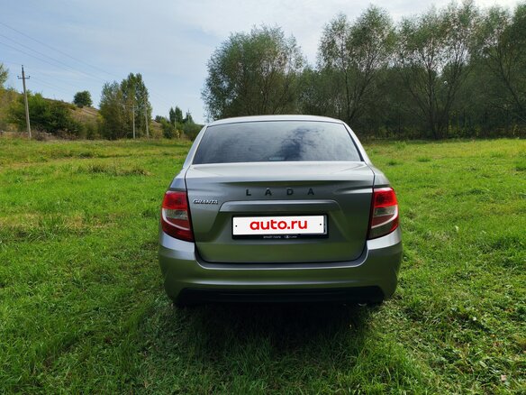2019 Lada (ВАЗ) Granta I Рестайлинг, серый - вид 5