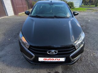 2017 Lada (ВАЗ) Vesta I, чёрный, 510000 рублей, вид 1