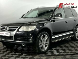 2008 Volkswagen Touareg I Рестайлинг, чёрный, 1390000 рублей, вид 1