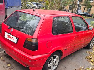 1994 Volkswagen Golf III, красный, 320000 рублей, вид 2