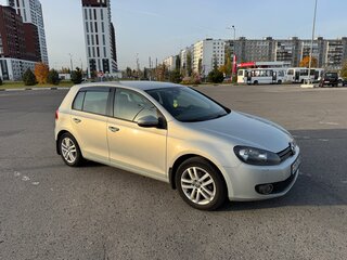 2012 Volkswagen Golf VI, серебристый, 820000 рублей, вид 3
