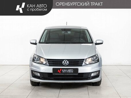 2017 Volkswagen Polo V Рестайлинг, серебристый, 1090000 рублей, вид 2