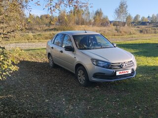 2018 Lada (ВАЗ) Granta I Рестайлинг, серебристый, 476000 рублей, вид 1
