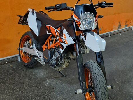 2014 KTM 690 SMC R, белый, 500000 рублей, вид 5