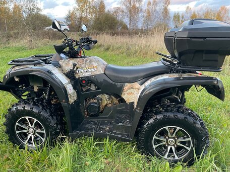 2020 Stels ATV-600YL Леопард, серый, 355000 рублей, вид 4