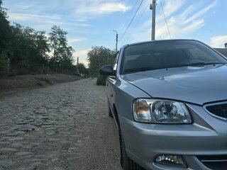 2007 Hyundai Accent ТагАЗ II, серебристый, 450000 рублей, вид 5