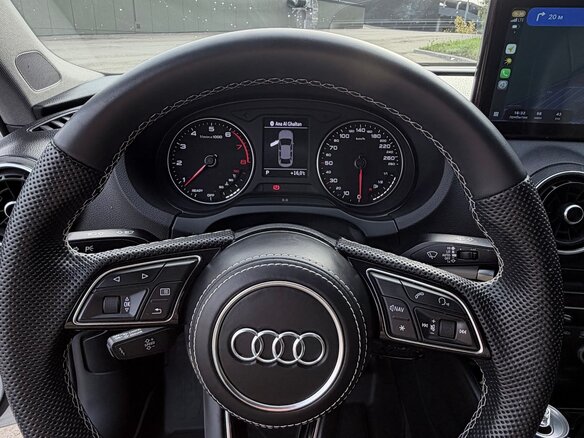 2018 Audi A3 III (8V) Рестайлинг, белый, 1600000 рублей - вид 14