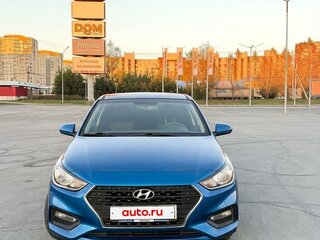2017 Hyundai Solaris II, синий, 1310000 рублей, вид 1