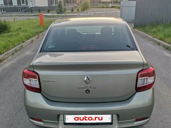 2016 Renault Logan II, бежевый, 450000 рублей - вид 9