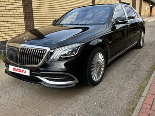 2020 Mercedes-Benz Maybach S-Класс 450 I (X222) Рестайлинг, чёрный, 9490000 рублей, вид 2