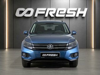 2012 Volkswagen Tiguan I Рестайлинг, синий, 1290000 рублей, вид 3