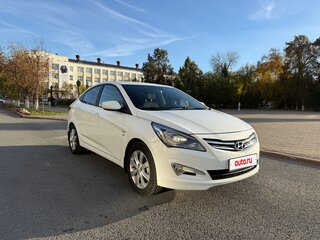 2016 Hyundai Solaris I Рестайлинг, белый, 1255555 рублей, вид 3