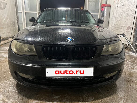 2007 BMW 1 серии 118i I (E81/E82/E87/E88) Рестайлинг, чёрный, 740000 рублей - вид 2