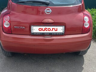 2007 Nissan Micra III (K12), красный, 450000 рублей, вид 3