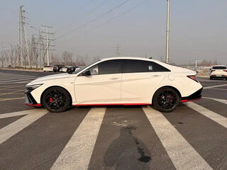 2023 Hyundai Elantra N Line VII (CN7) Рестайлинг, белый, 1430004 рублей, вид 4