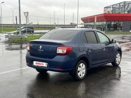 2014 Renault Logan II, синий, 550000 рублей, вид 5