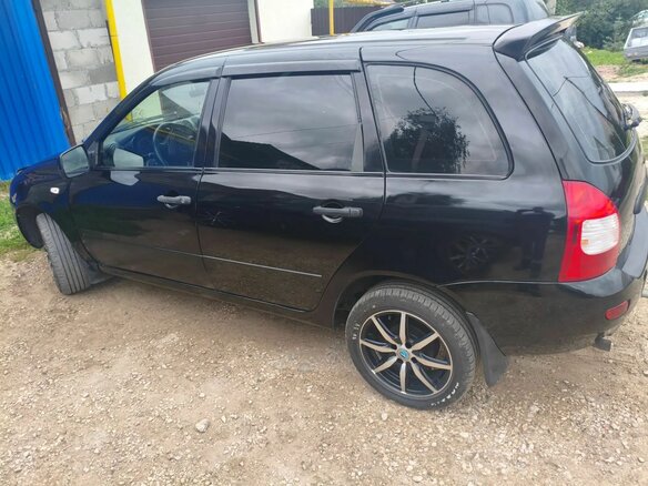 2010 Lada (ВАЗ) Kalina I, чёрный, 320000 рублей - вид 2