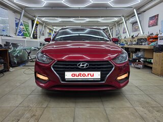 2018 Hyundai Solaris II, красный, 1550000 рублей, вид 2