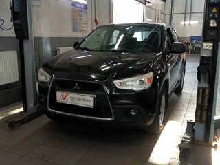 2012 Mitsubishi ASX I, чёрный, 880000 рублей, вид 1