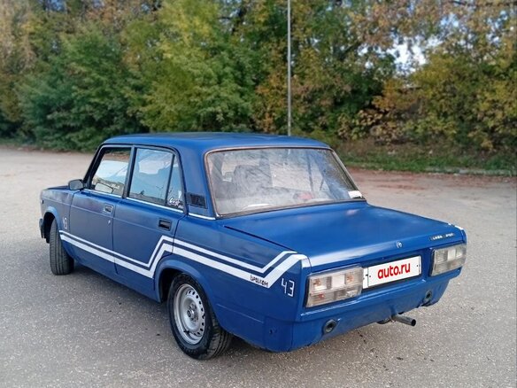 2009 Lada (ВАЗ) 2107, синий - вид 1
