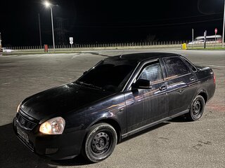 2010 Lada (ВАЗ) Priora I, чёрный, 190000 рублей, вид 4