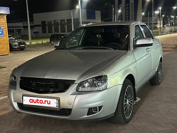2008 Lada (ВАЗ) Priora I, серебристый, 350000 рублей