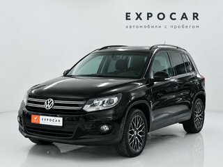 2012 Volkswagen Tiguan I Рестайлинг, чёрный, 1199000 рублей, вид 1