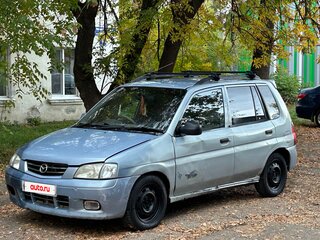 1999 Mazda Demio I (DW), голубой, 115000 рублей, вид 4