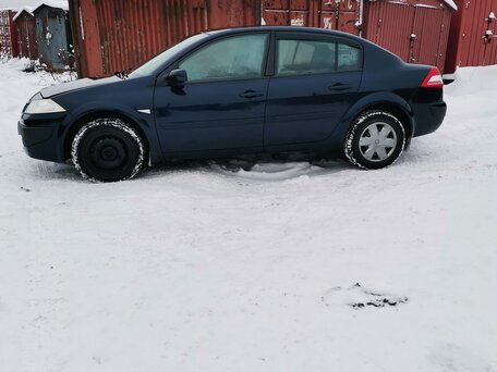 2008 Renault Megane II Рестайлинг, синий, вид 5