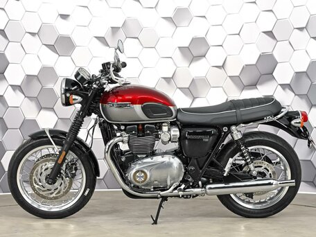 2023 Triumph Bonneville T120, красный, 1477000 рублей, вид 4