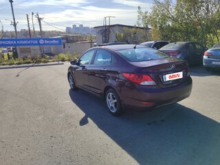 2013 Hyundai Solaris I, фиолетовый, 695000 рублей, вид 4