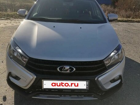 2018 Lada (ВАЗ) Vesta SW Cross I, серебристый, 980000 рублей, вид 1