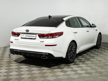 2019 Kia Optima IV Рестайлинг, белый, 2069700 рублей, вид 5