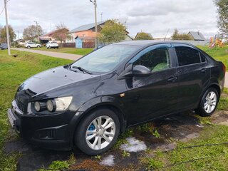 2012 Chevrolet Aveo II, чёрный, 570000 рублей, вид 1