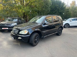 2003 Mercedes-Benz M-Класс 350 I (W163) Рестайлинг, чёрный, 1100000 рублей, вид 2
